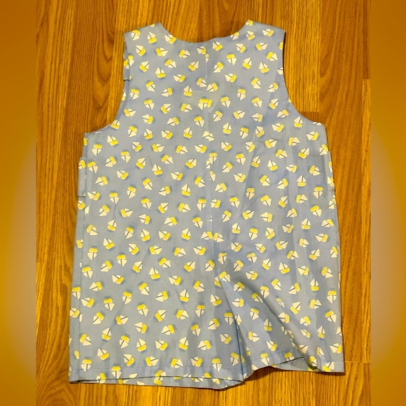 Little Ones Light Blue One Piece Sailboat Romper - Size 4T - New w/ Tags - Picture 4 of 6